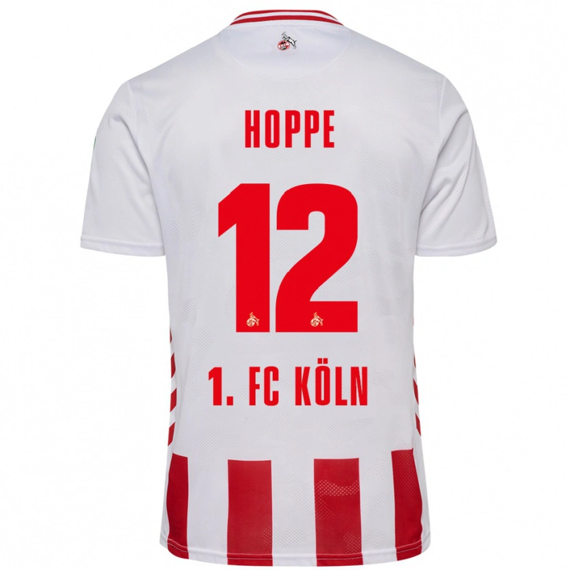 Danxen Women Paula Hoppe #12 White Red Home Jersey 2025/26 T-Shirt