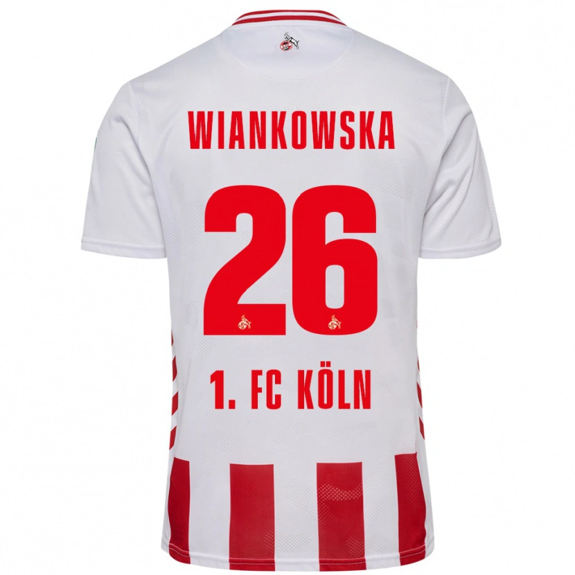 Danxen Women Martyna Wiankow­ska #26 White Red Home Jersey 2025/26 T-Shirt