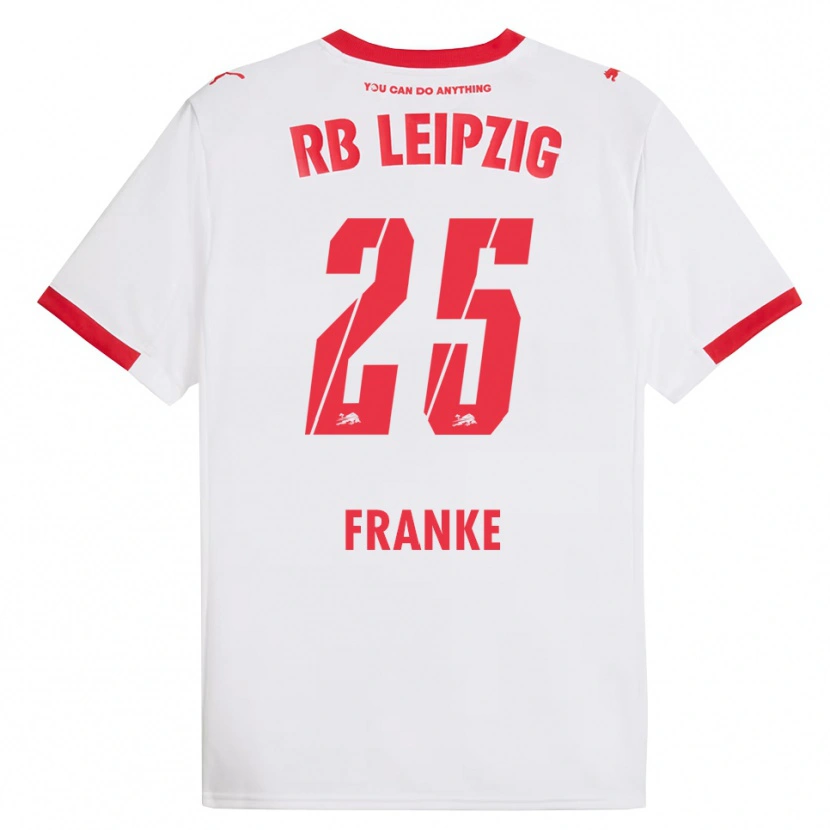Danxen Women Lenny Franke #25 White Red Home Jersey 2025/26 T-Shirt