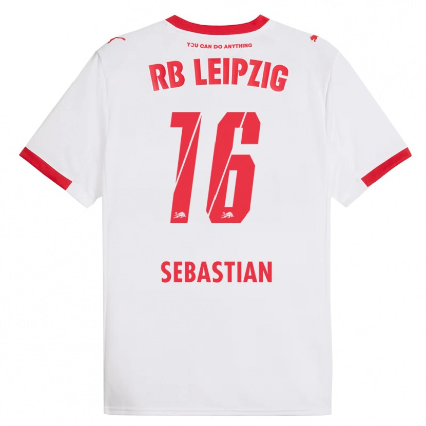 Danxen Women Jordy Sebastian #16 White Red Home Jersey 2025/26 T-Shirt