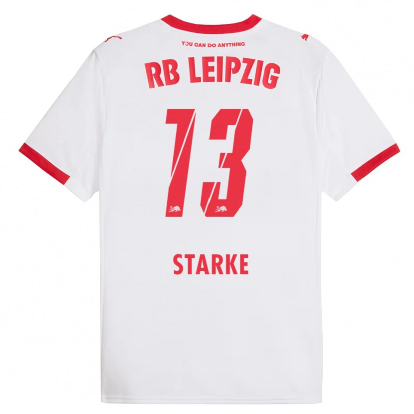 Danxen Women Sandra Starke #13 White Red Home Jersey 2025/26 T-Shirt