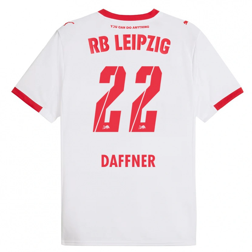 Danxen Women Felix Daffner #22 White Red Home Jersey 2025/26 T-Shirt