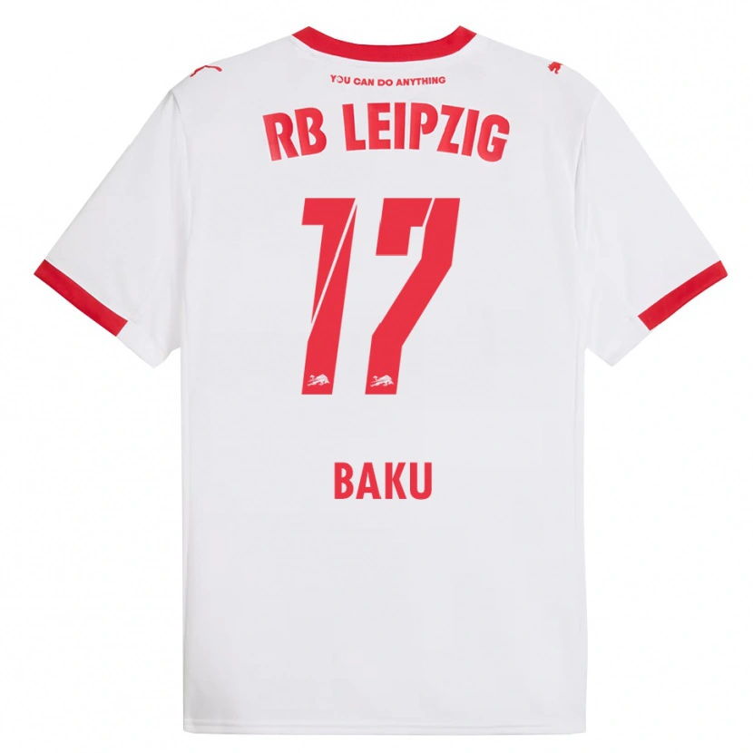 Danxen Women Ridle Baku #17 White Red Home Jersey 2025/26 T-Shirt