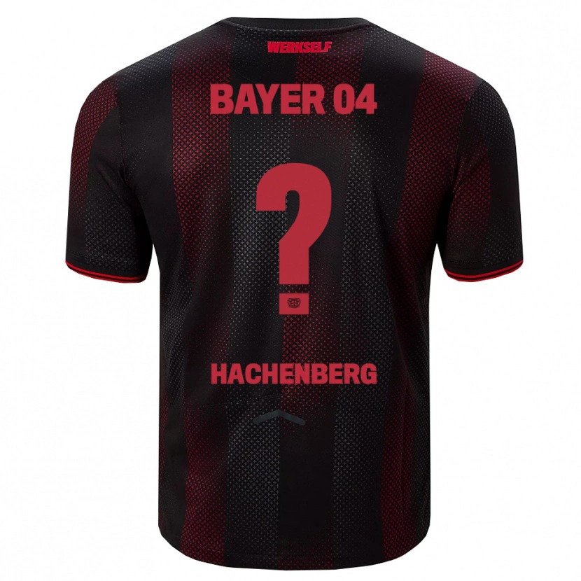 Danxen Women Merlin Hachenberg #0 Black Red Home Jersey 2025/26 T-Shirt