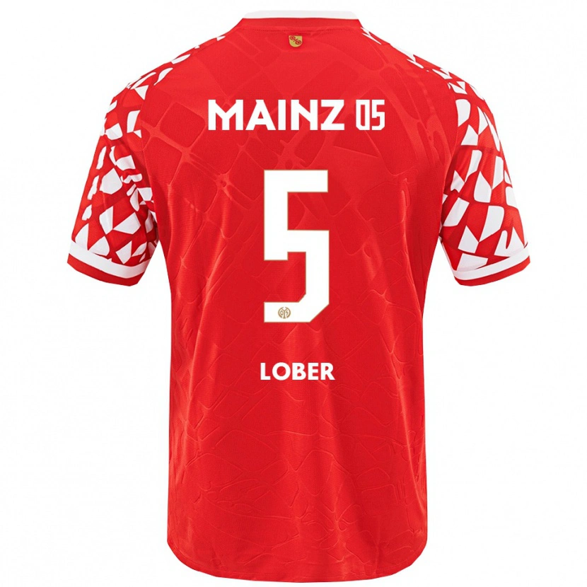 Danxen Women Jana Löber #5 Red White Home Jersey 2025/26 T-Shirt