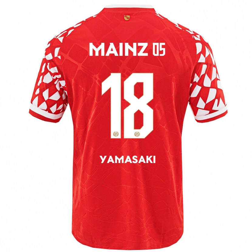 Danxen Women Taiyu Yamasaki #18 Red White Home Jersey 2025/26 T-Shirt