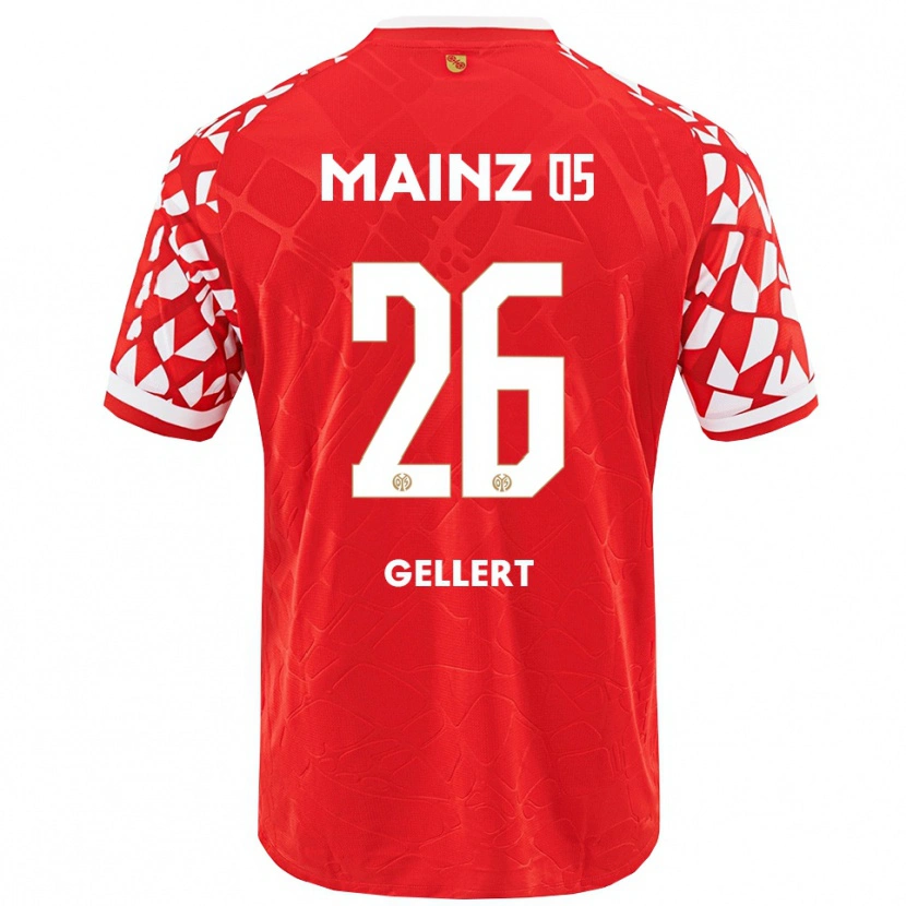 Danxen Women Mona Gellert #26 Red White Home Jersey 2025/26 T-Shirt