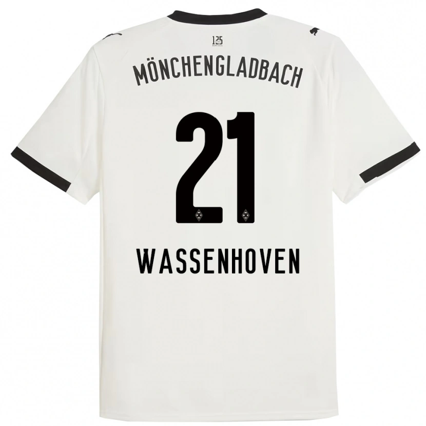 Danxen Women Michelle Wassenhoven #21 White Black Home Jersey 2025/26 T-Shirt