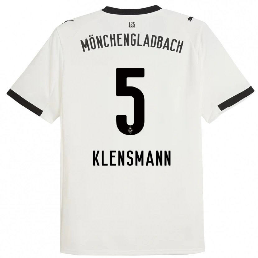 Danxen Women Paula Klensmann #5 White Black Home Jersey 2025/26 T-Shirt
