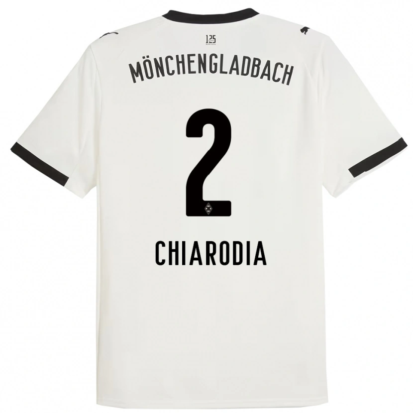 Danxen Women Fabio Chiarodia #2 White Black Home Jersey 2025/26 T-Shirt