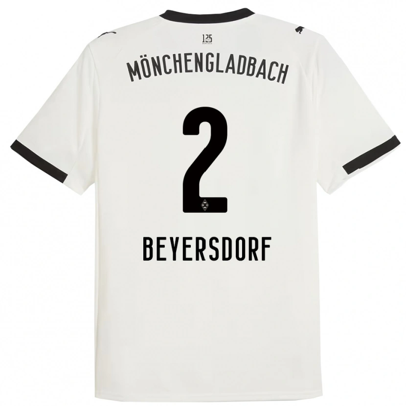 Danxen Women Chris Beyersdorf #2 White Black Home Jersey 2025/26 T-Shirt