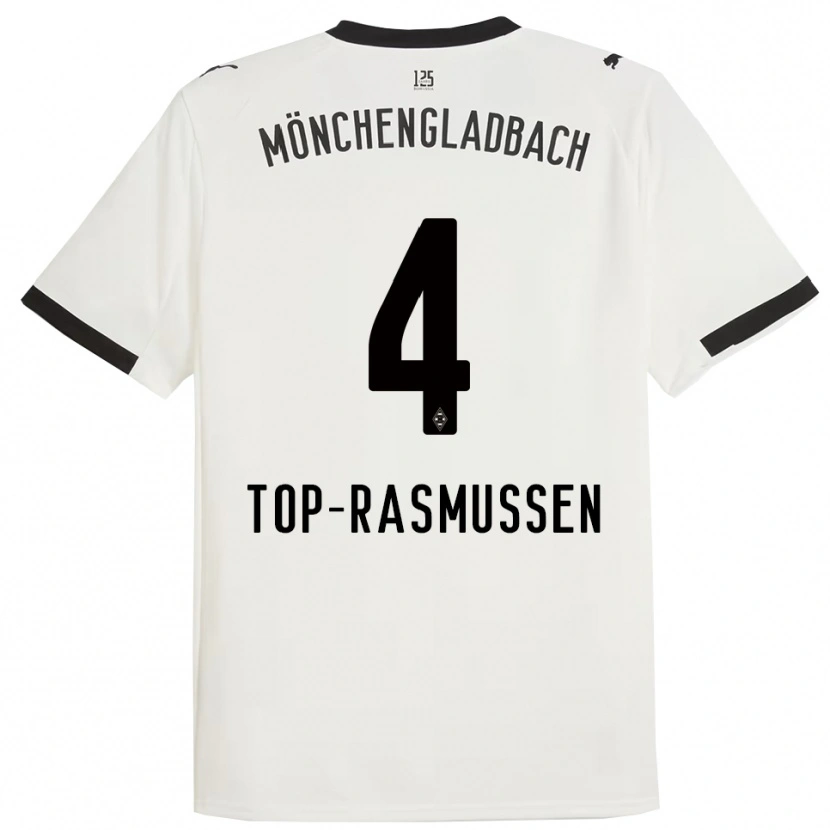 Danxen Women Tristan Top-Rasmussen #4 White Black Home Jersey 2025/26 T-Shirt