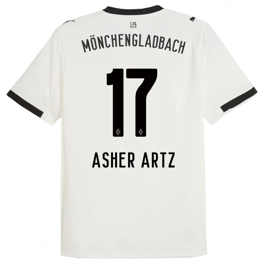 Danxen Women Asher Artz #17 White Black Home Jersey 2025/26 T-Shirt