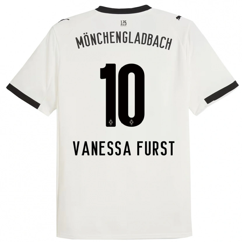 Danxen Women Vanessa Fürst #10 White Black Home Jersey 2025/26 T-Shirt