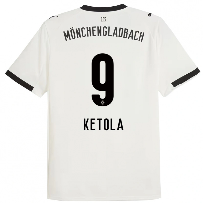 Danxen Women Sulo Ketola #9 White Black Home Jersey 2025/26 T-Shirt