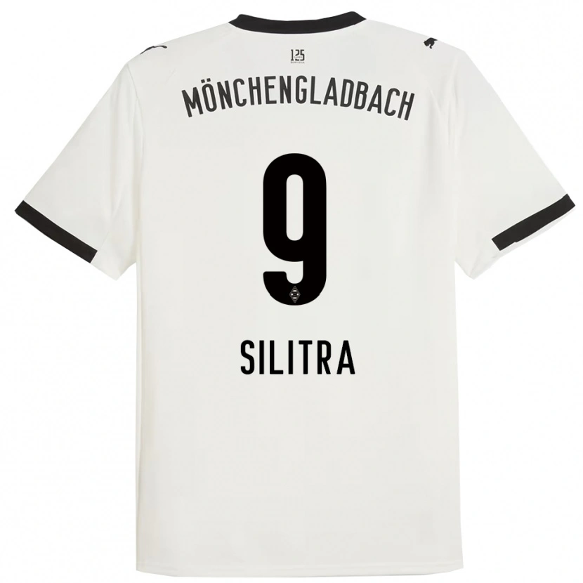 Danxen Women Rareș Silitră #9 White Black Home Jersey 2025/26 T-Shirt