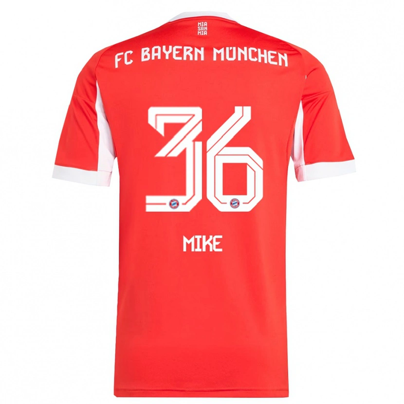 Danxen Women Wisdom Mike #36 Red White Home Jersey 2025/26 T-Shirt