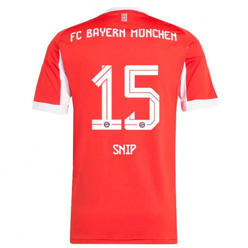 Danxen Women Roy Snip #15 Red White Home Jersey 2025/26 T-Shirt