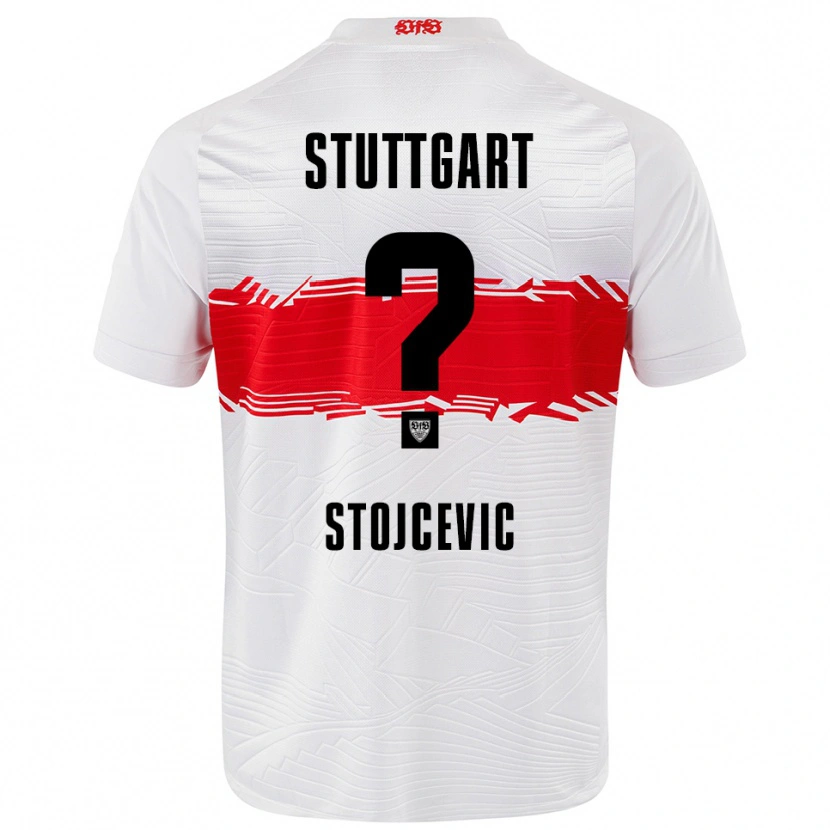 Danxen Women Martin Stojcevic #0 White Red Home Jersey 2025/26 T-Shirt