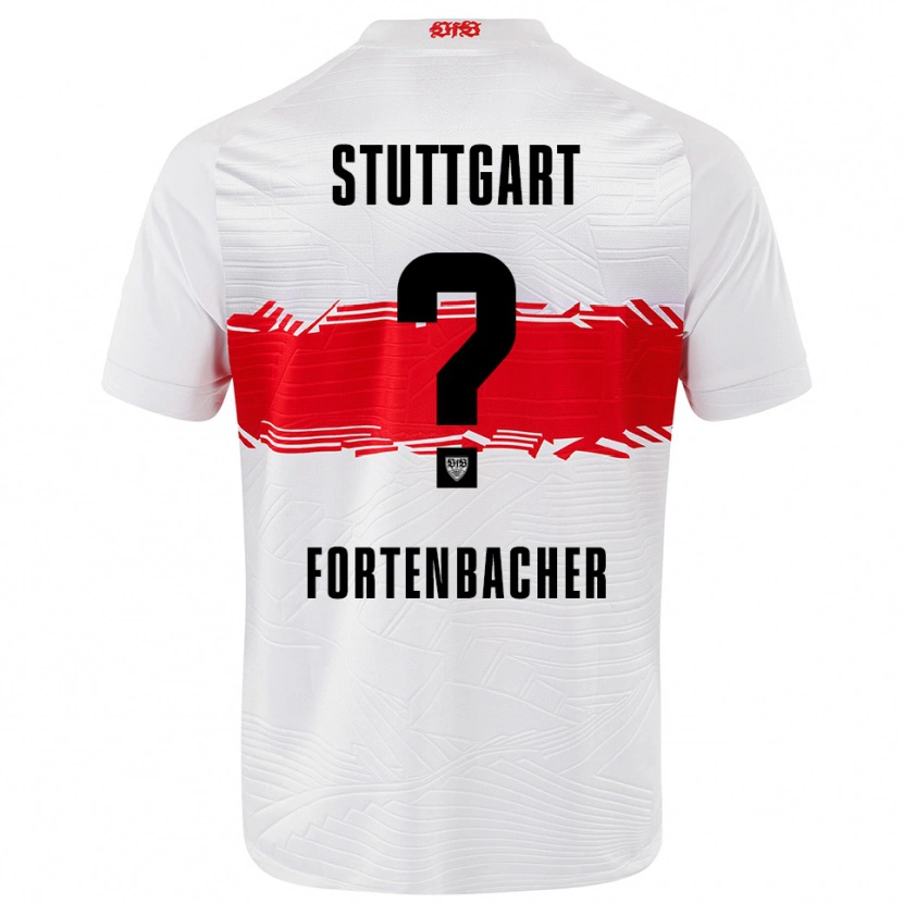 Danxen Women Jannik Fortenbacher #0 White Red Home Jersey 2025/26 T-Shirt
