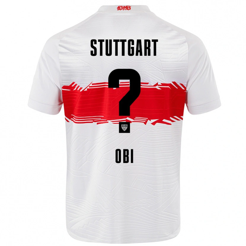 Danxen Women Collin Obi #0 White Red Home Jersey 2025/26 T-Shirt