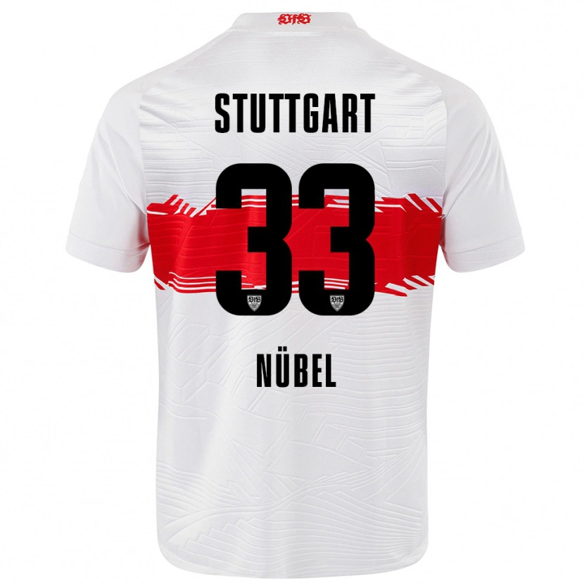 Danxen Women Alexander Nübel #33 White Red Home Jersey 2025/26 T-Shirt
