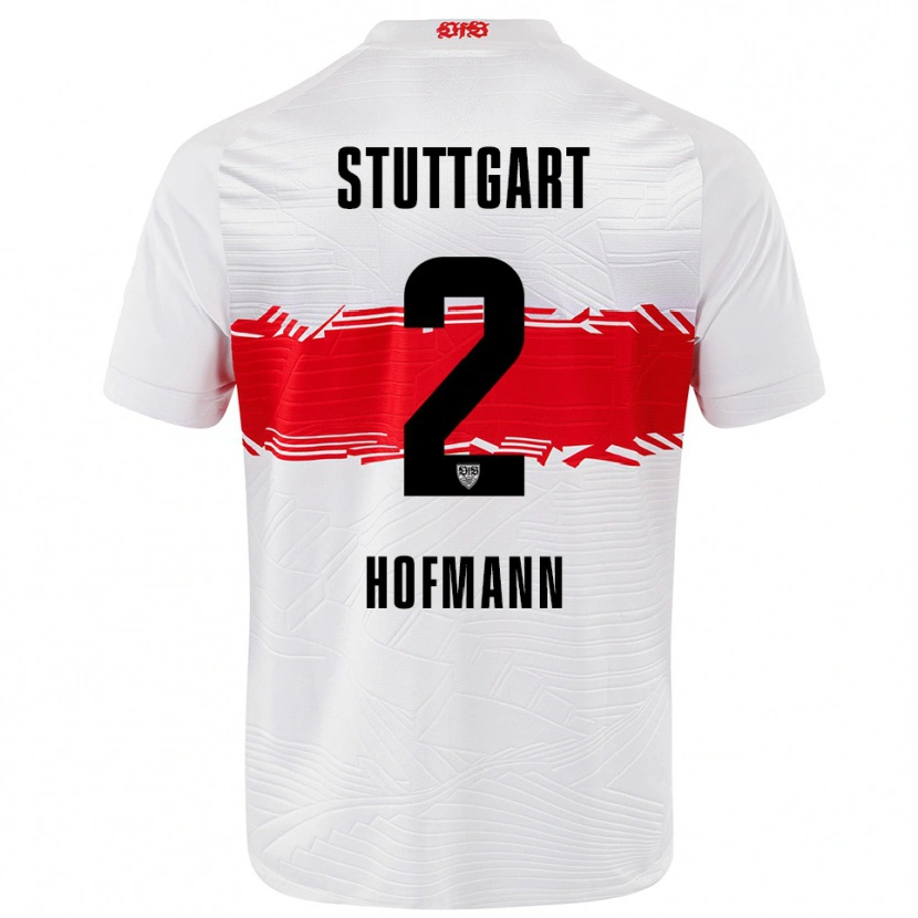 Danxen Women Linette Hofmann #2 White Red Home Jersey 2025/26 T-Shirt