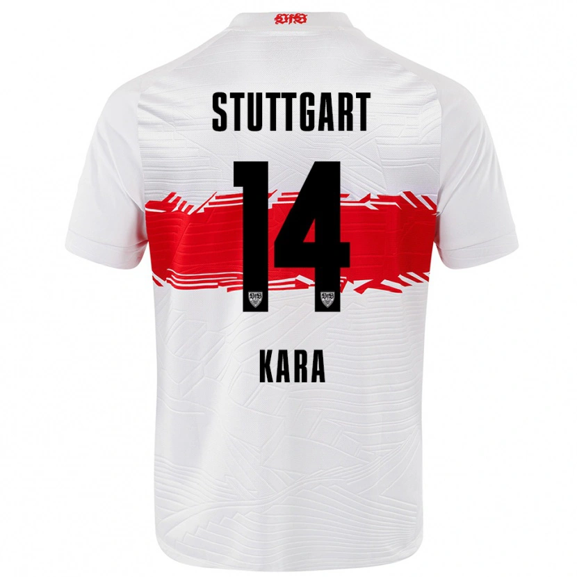 Danxen Women Semih Kara #14 White Red Home Jersey 2025/26 T-Shirt