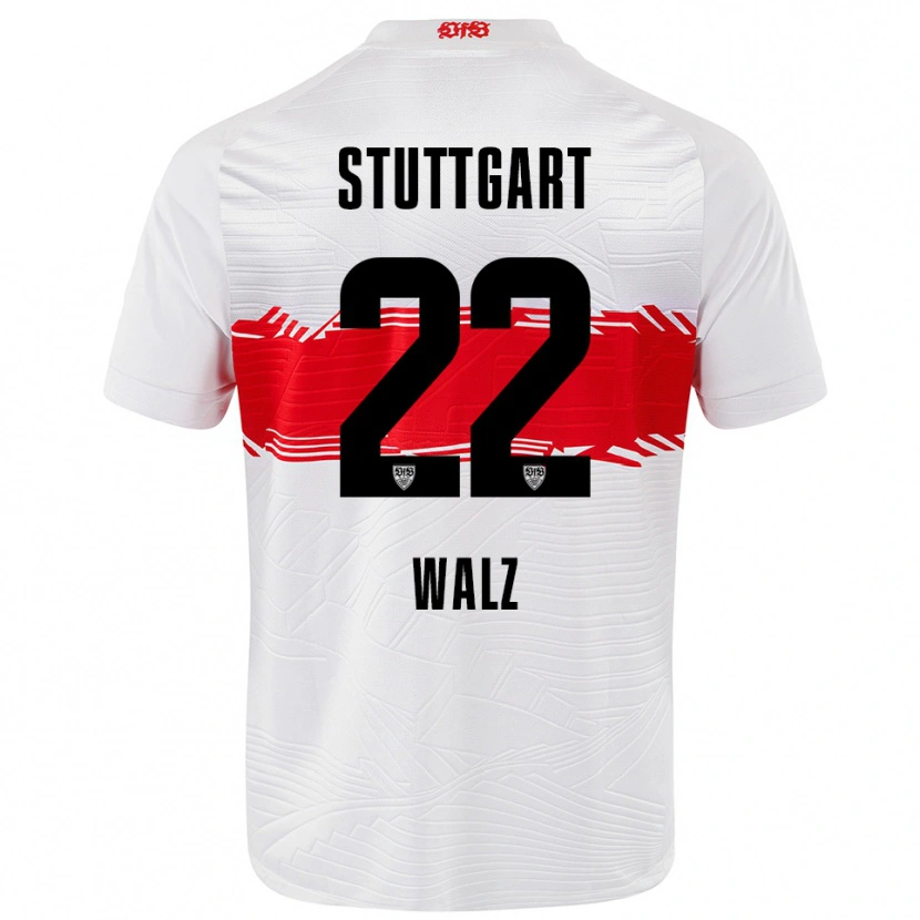 Danxen Women Tom Walz #22 White Red Home Jersey 2025/26 T-Shirt