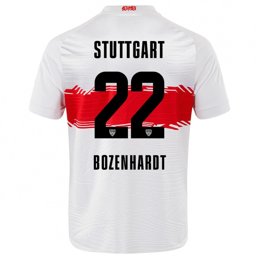 Danxen Women Laura Bozenhardt #22 White Red Home Jersey 2025/26 T-Shirt