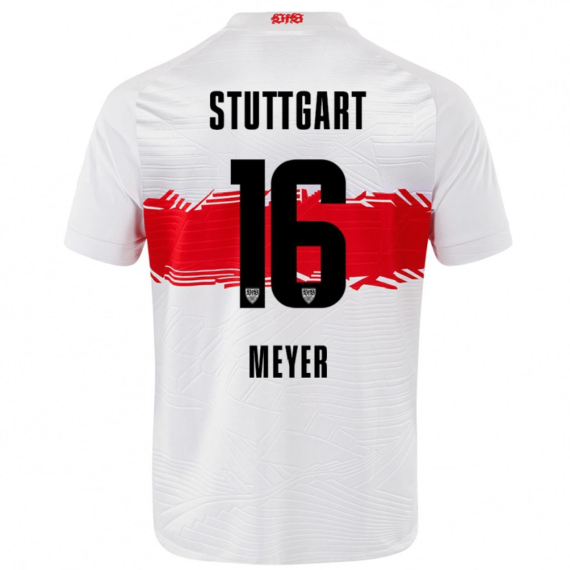 Danxen Women Leny Meyer #16 White Red Home Jersey 2025/26 T-Shirt