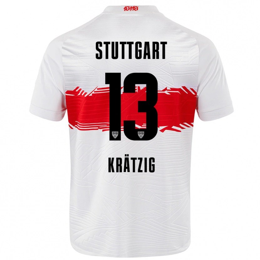 Danxen Women Frans Krätzig #13 White Red Home Jersey 2025/26 T-Shirt