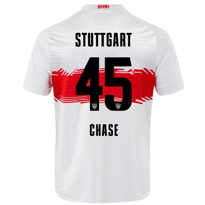Danxen Women Anrie Chase #45 White Red Home Jersey 2025/26 T-Shirt