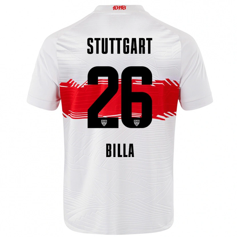 Danxen Women Nicole Billa #26 White Red Home Jersey 2025/26 T-Shirt
