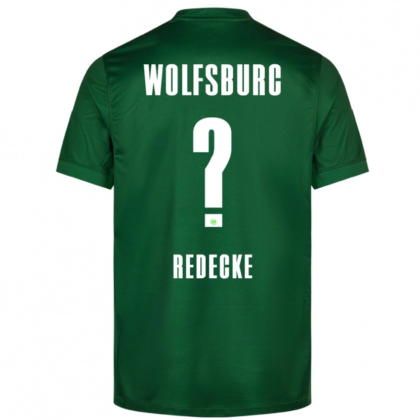 Danxen Women Jan Redecke #0 Green White Home Jersey 2025/26 T-Shirt