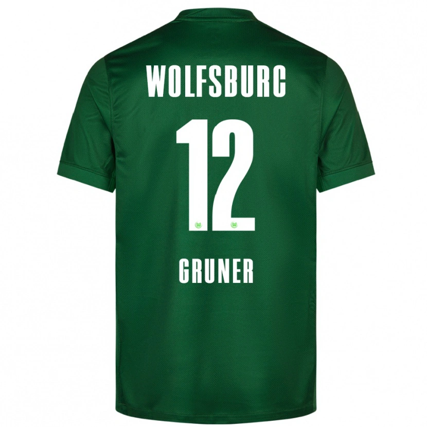 Danxen Women Paul Gruner #12 Green White Home Jersey 2025/26 T-Shirt