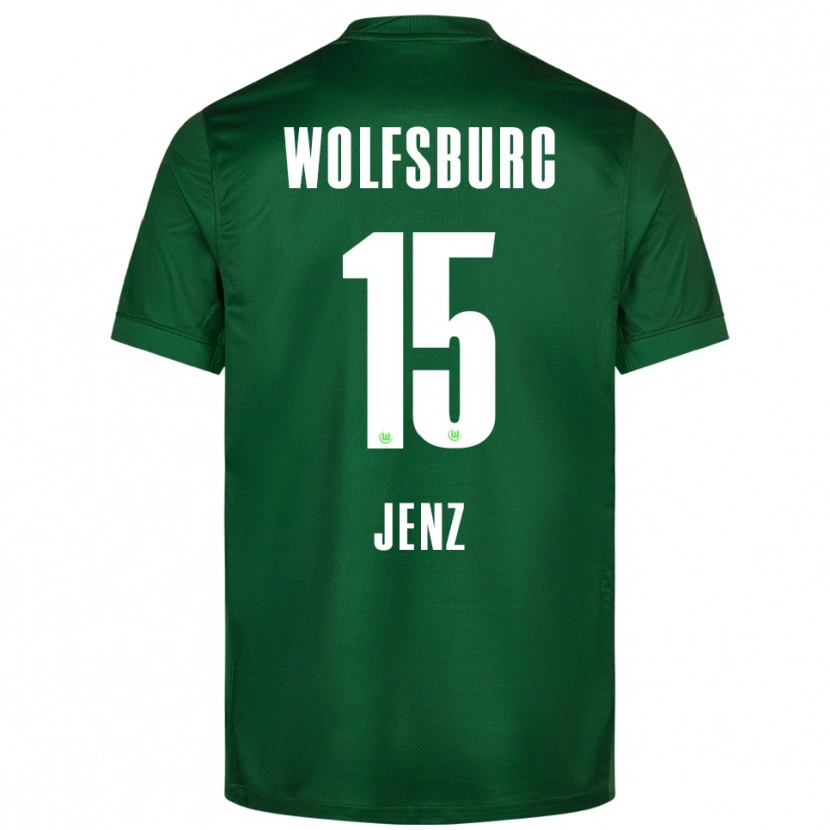 Danxen Women Moritz Jenz #15 Green White Home Jersey 2025/26 T-Shirt