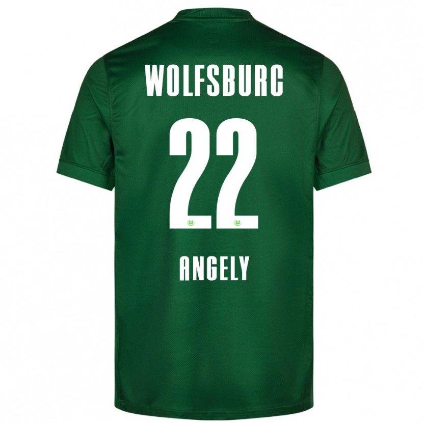 Danxen Women Mathys Angély #22 Green White Home Jersey 2025/26 T-Shirt