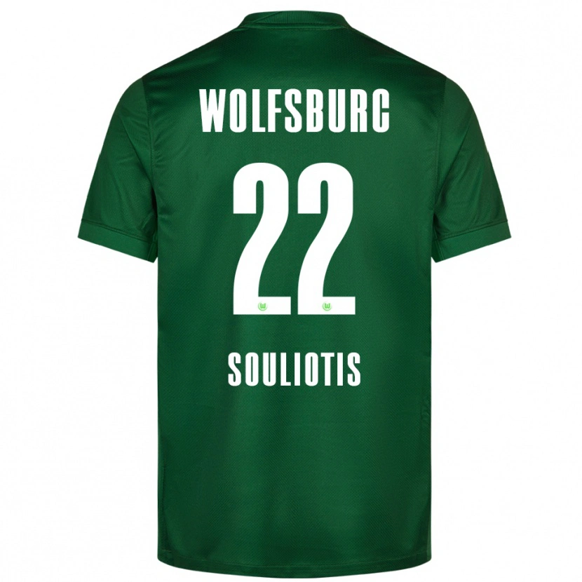 Danxen Women Spyridon Souliotis #22 Green White Home Jersey 2025/26 T-Shirt