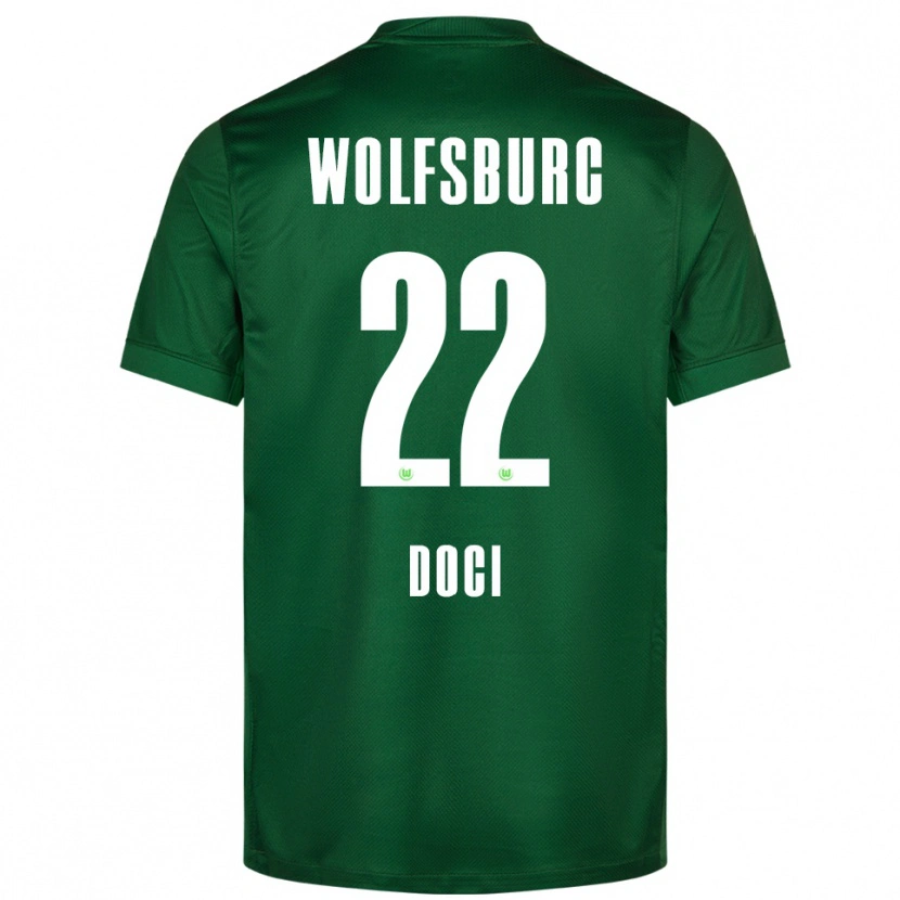 Danxen Women Adrian Doci #22 Green White Home Jersey 2025/26 T-Shirt