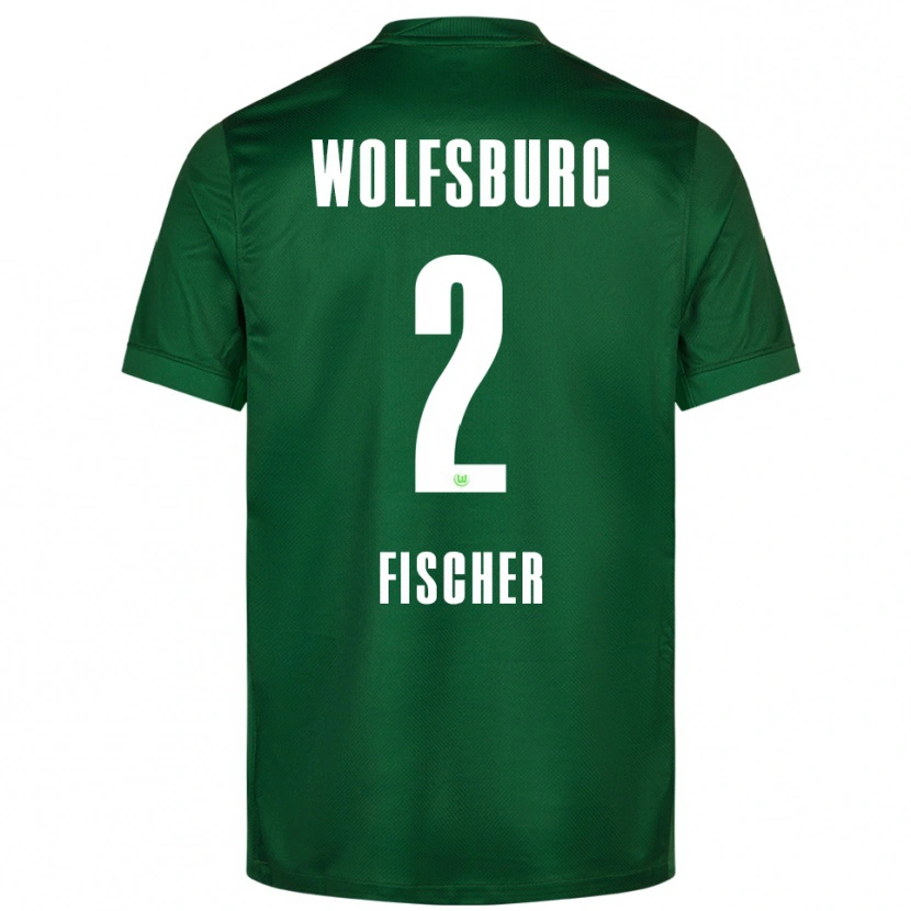 Danxen Women Kilian Fischer #2 Green White Home Jersey 2025/26 T-Shirt