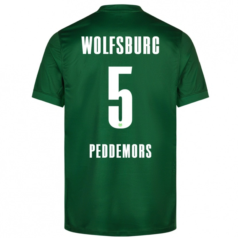 Danxen Women Ella Peddemors #5 Green White Home Jersey 2025/26 T-Shirt