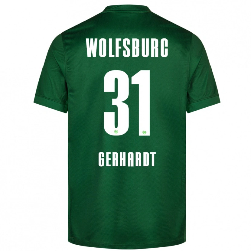 Danxen Women Yannick Gerhardt #31 Green White Home Jersey 2025/26 T-Shirt