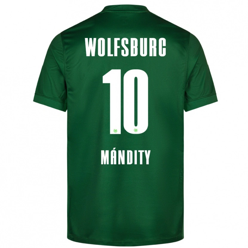Danxen Women Márkó Mándity #10 Green White Home Jersey 2025/26 T-Shirt