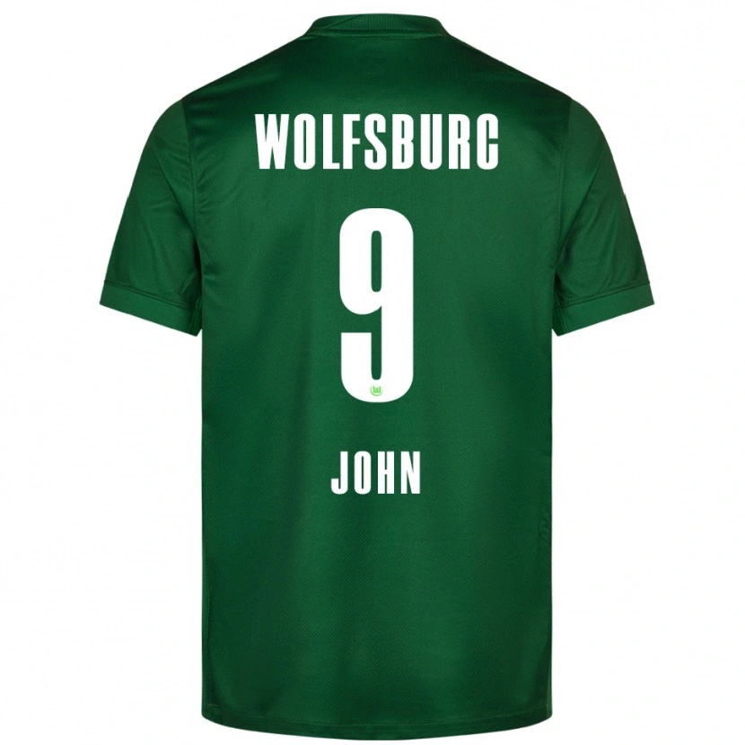 Danxen Women Michael John #9 Green White Home Jersey 2025/26 T-Shirt