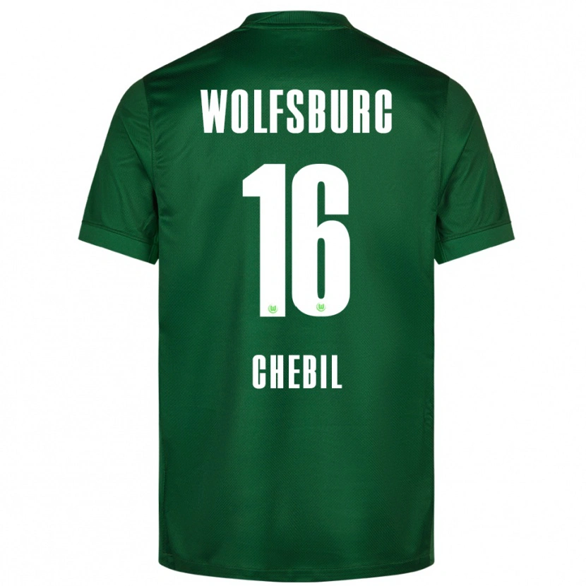 Danxen Women Yasin Chebil #16 Green White Home Jersey 2025/26 T-Shirt