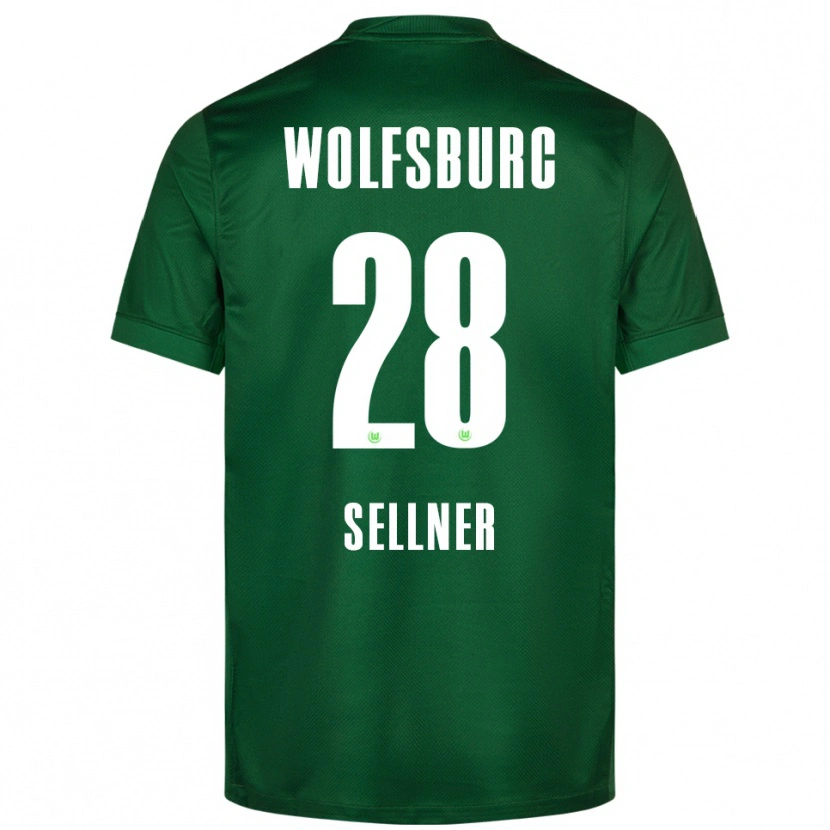 Danxen Women Tabea Sellner #28 Green White Home Jersey 2025/26 T-Shirt