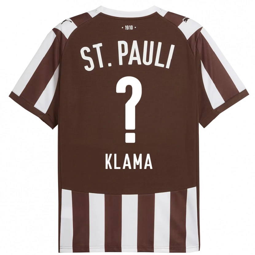 Danxen Women Matthias Klama #0 Coffee White Home Jersey 2025/26 T-Shirt