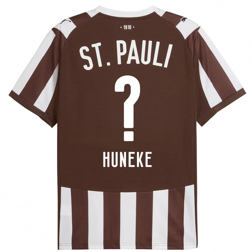 Danxen Women Marvin Huneke #0 Coffee White Home Jersey 2025/26 T-Shirt