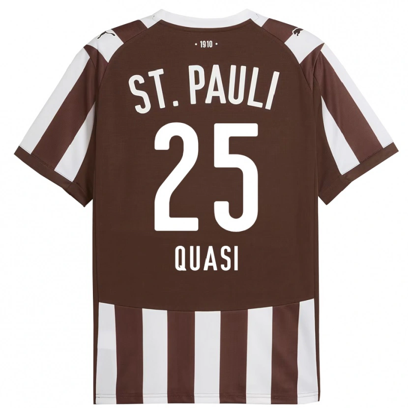 Danxen Women Evans Quasi #25 Coffee White Home Jersey 2025/26 T-Shirt